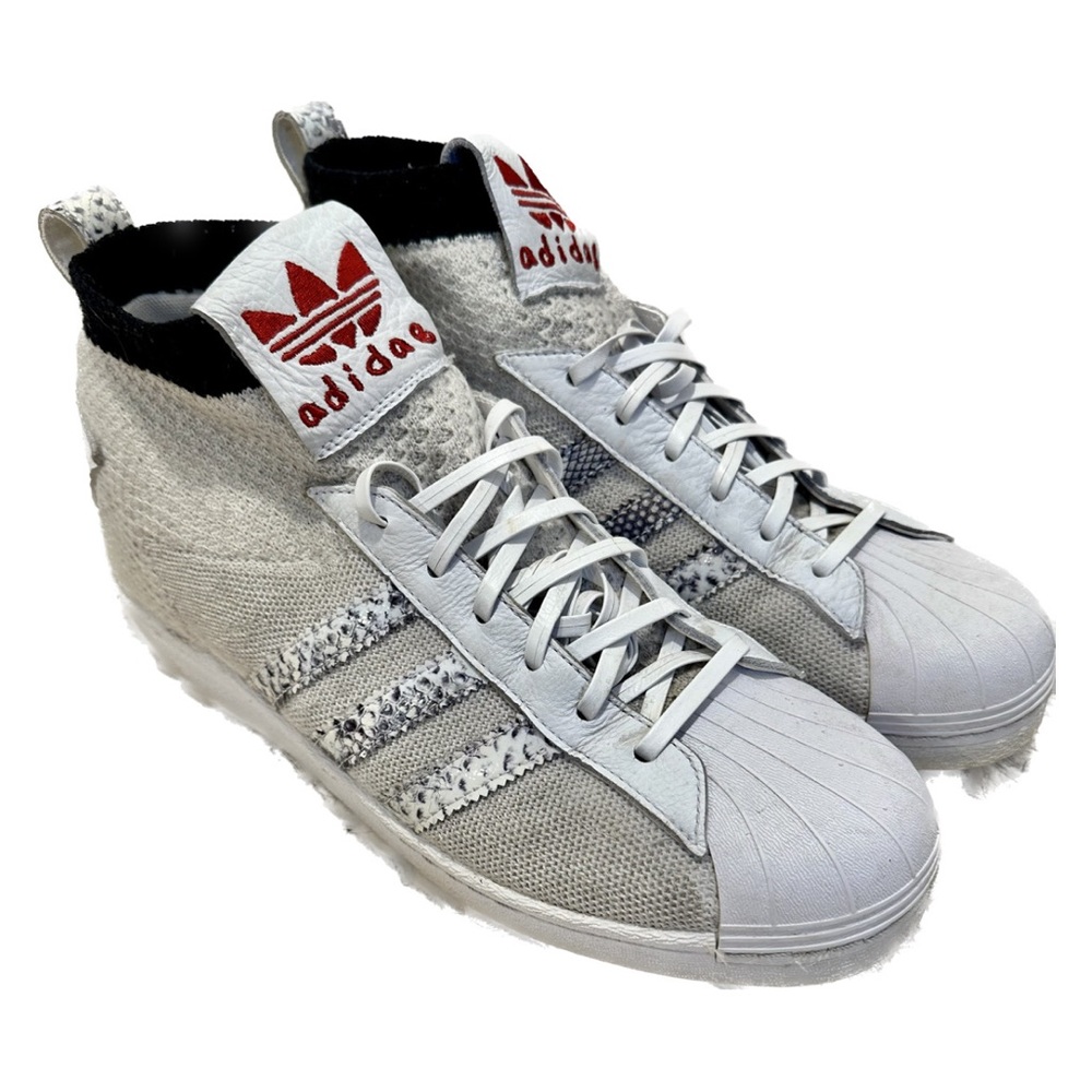 UNITED ARROWS + ADIDAS “Ultrastar” White High Top Sneakers Size 10 (44)